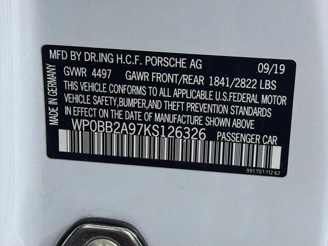 Certified 2019 Porsche 911 Targa 4 GTS AWD/4WD image 47
