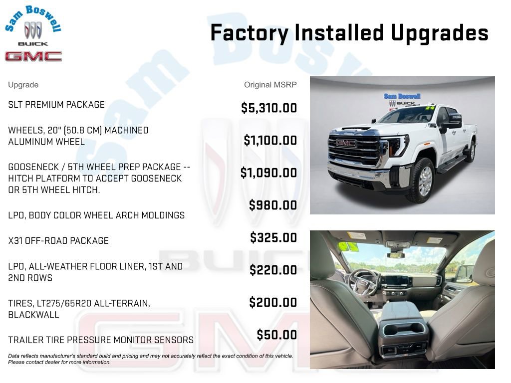 Used 2024 GMC Sierra 2500 SLT w/ SLT Premium Package AWD/4WD image 3