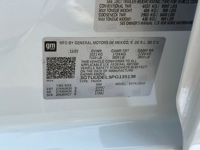 Used 2023 GMC Sierra 1500 SLT w/ SLT Premium Package AWD/4WD image 30