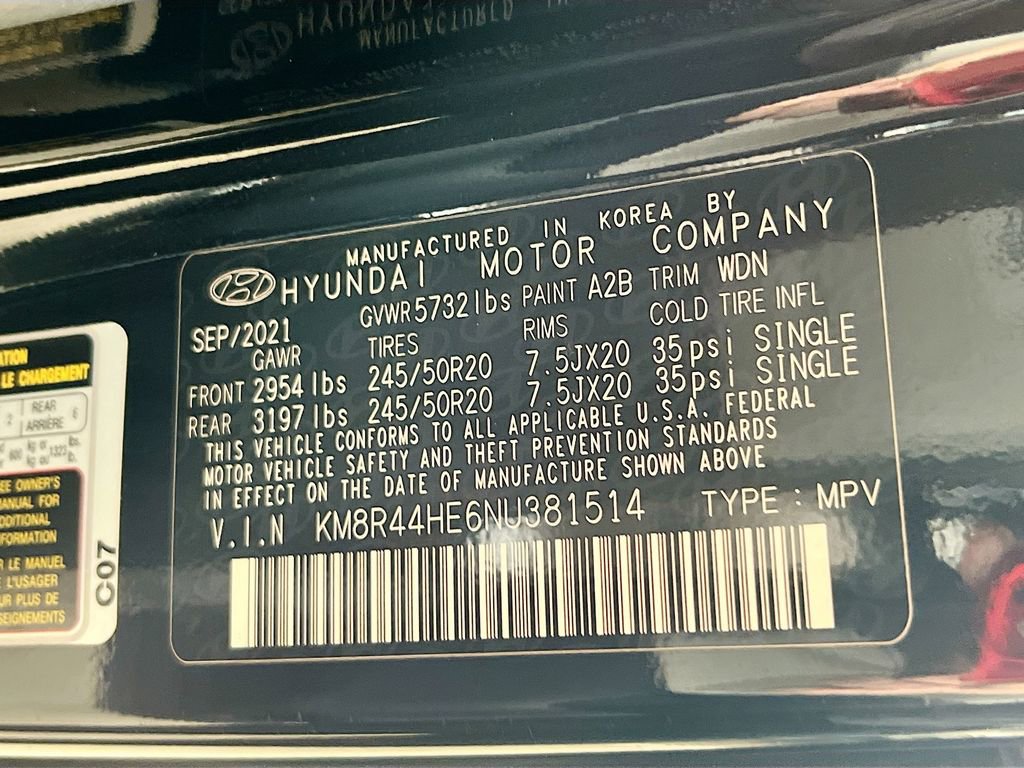 Used 2022 Hyundai Palisade SEL w/ 8P Bench Seat Package FWD image 35