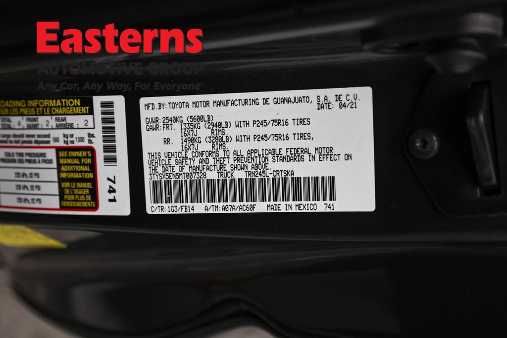 Used 2021 Toyota Tacoma SR w/ SX Package AWD/4WD image 33