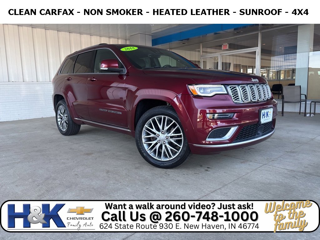 Used 2018 Jeep Grand Cherokee Summit
