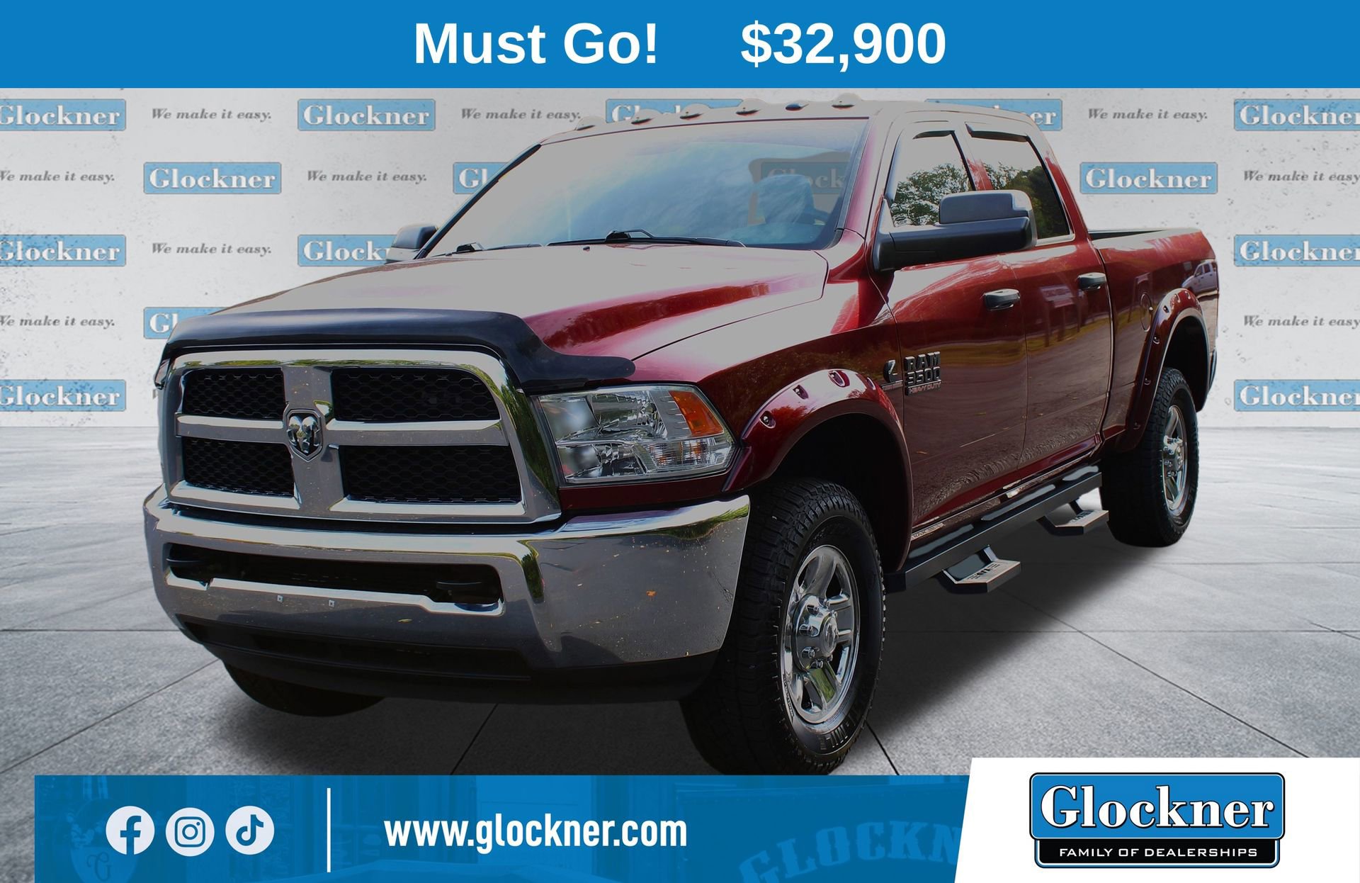 Used 2017 RAM 3500 Tradesman w/ Chrome Appearance Group