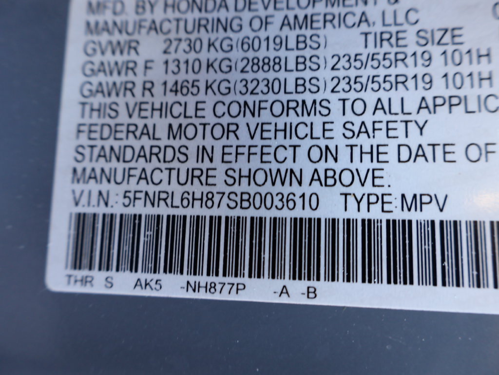 Certified 2025 Honda Odyssey Touring image 38