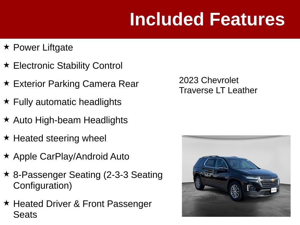 Used 2023 Chevrolet Traverse LT AWD/4WD image 4