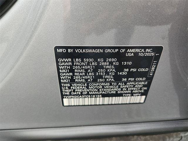 New 2026 Volkswagen Atlas SEL Premium R-Line image 20