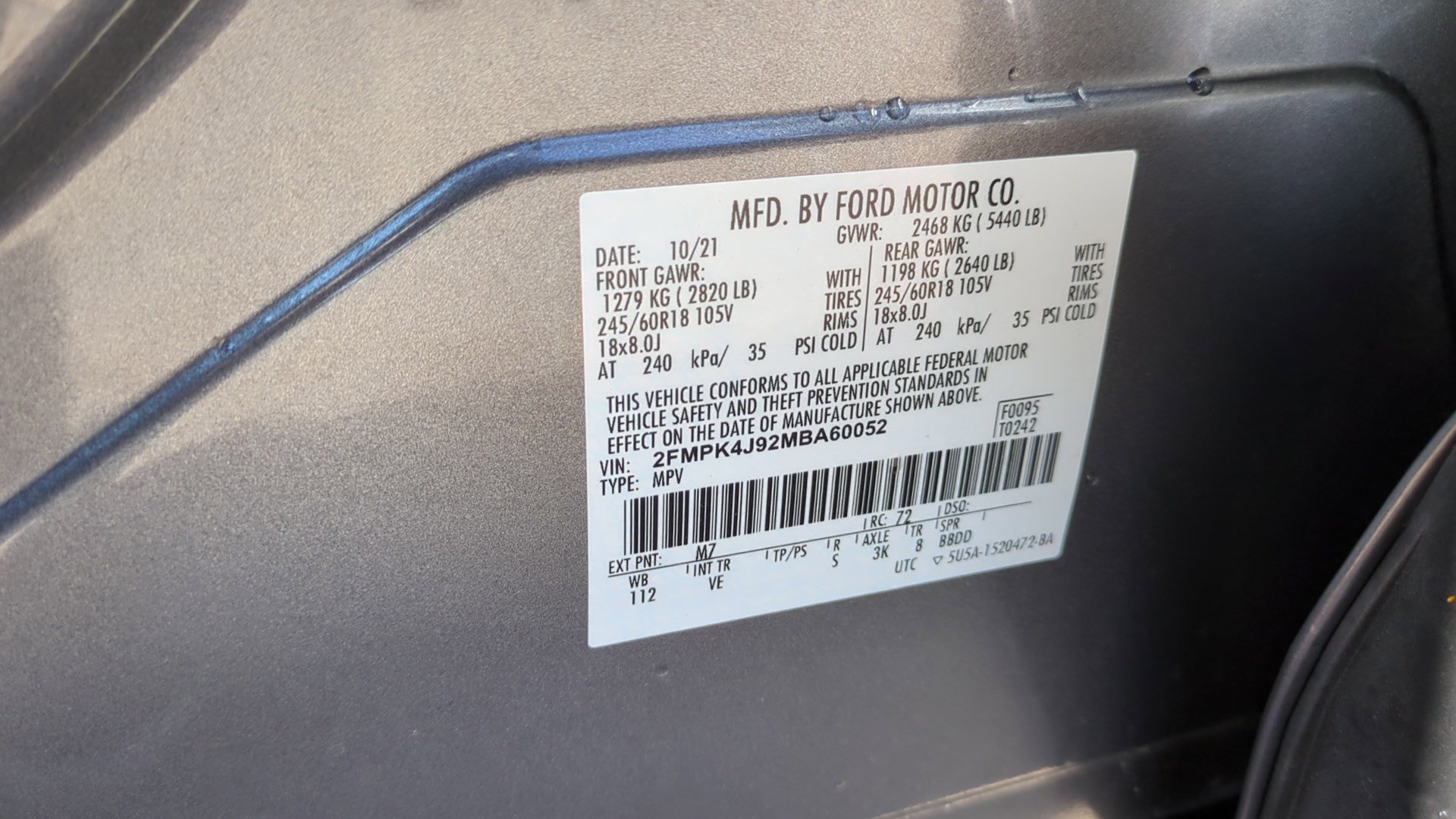 Used 2021 Ford Edge SEL w/ Convenience Package AWD/4WD image 33
