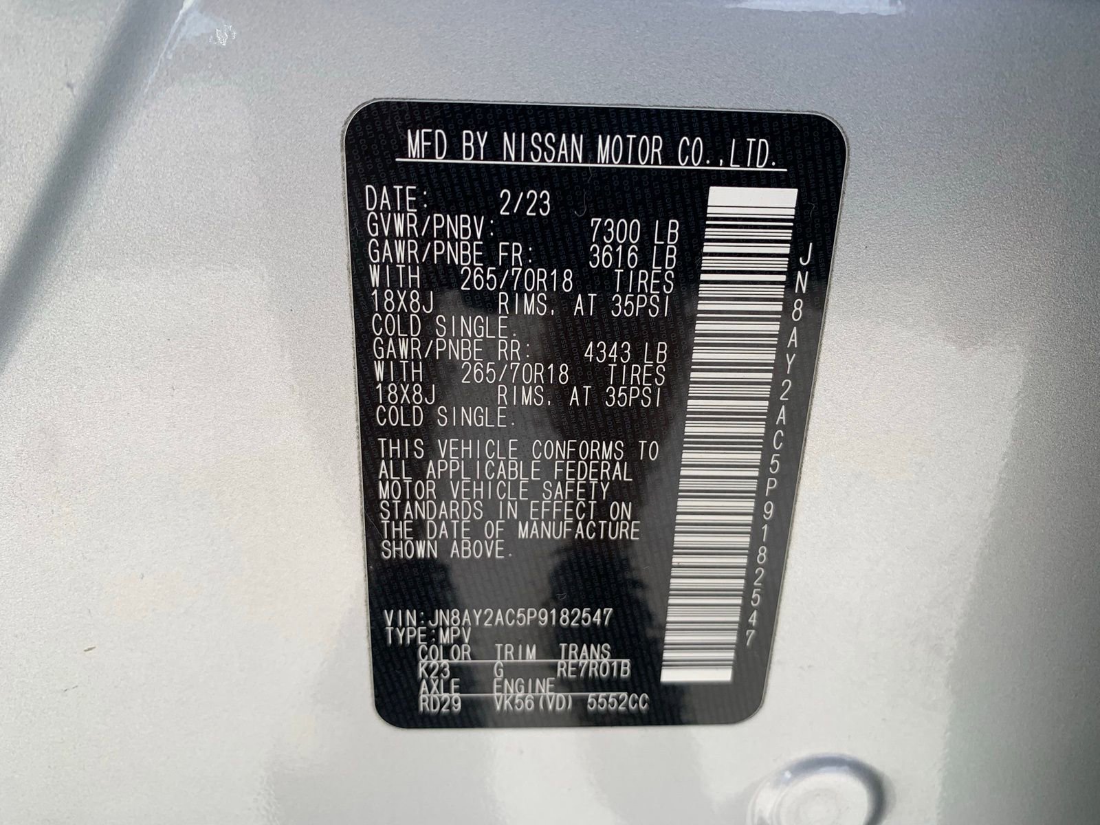 Used 2023 Nissan Armada SV image 52