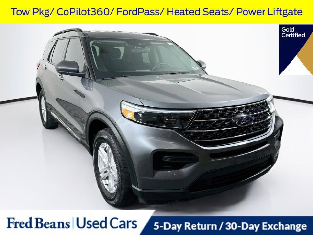 Certified 2023 Ford Explorer XLT w/ Class IV Trailer Tow Package