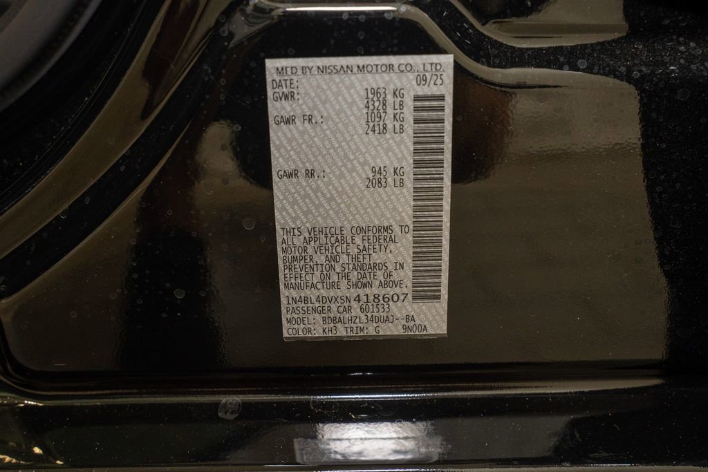 New 2025 Nissan Altima 2.5 SV w/ SV Premium Package image 21