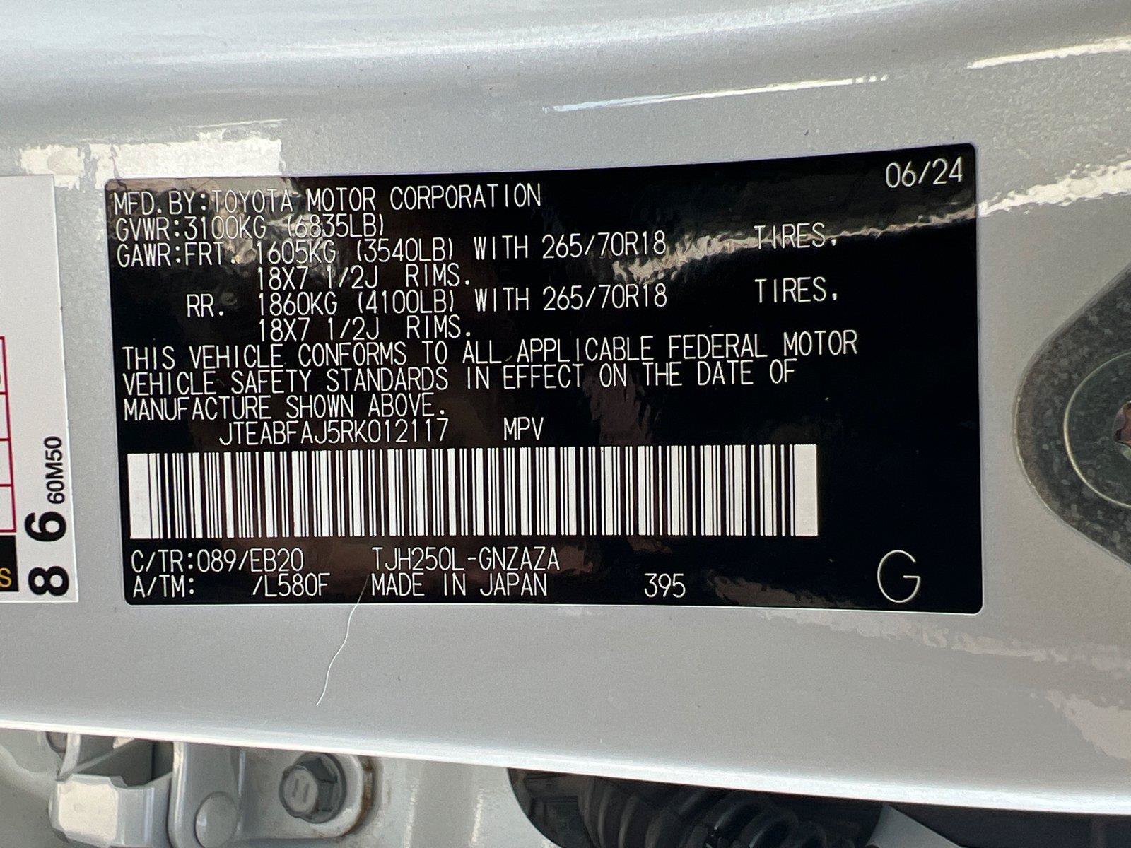 Used 2024 Toyota Land Cruiser AWD/4WD image 33