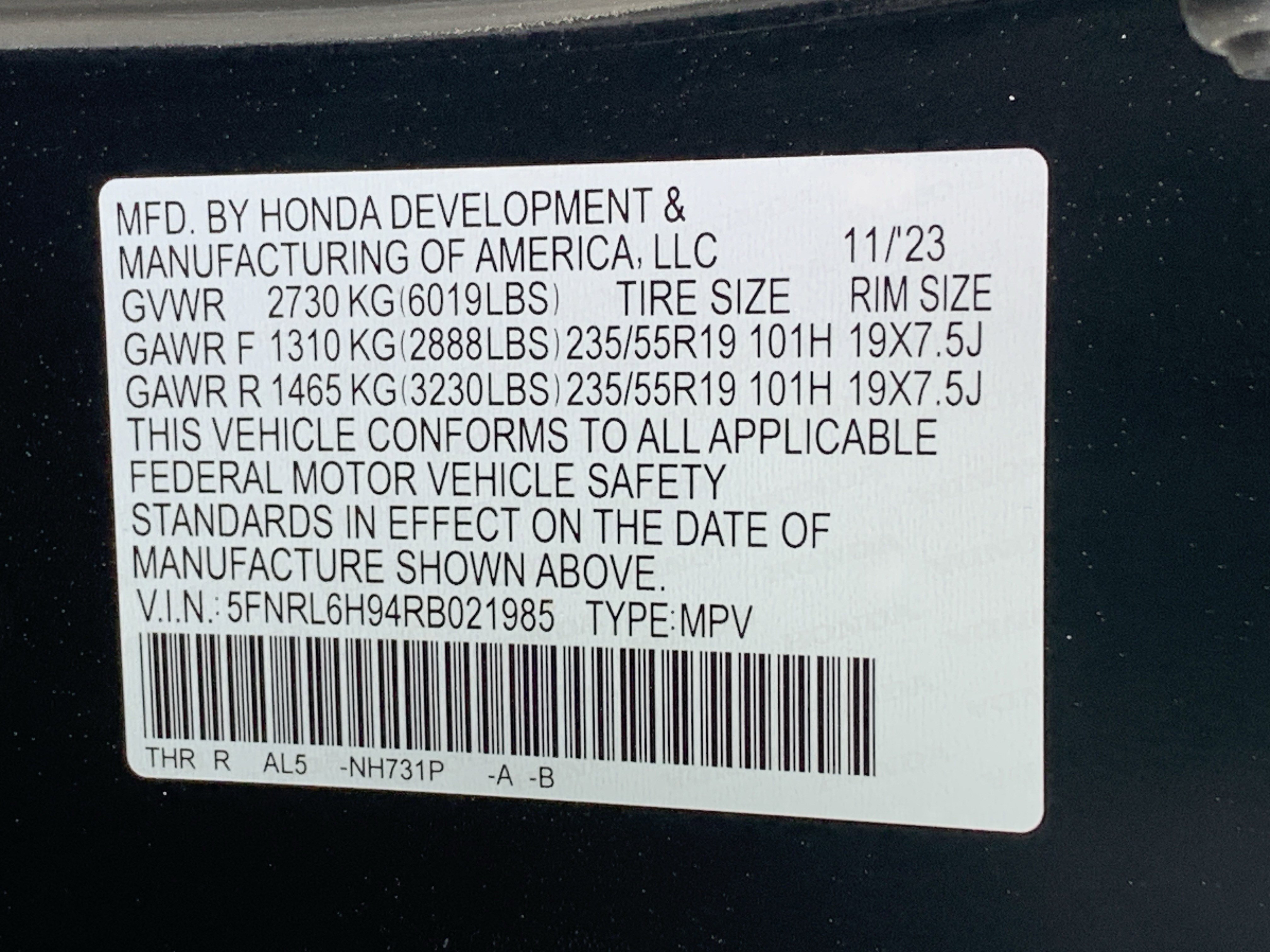 Used 2024 Honda Odyssey Elite image 48