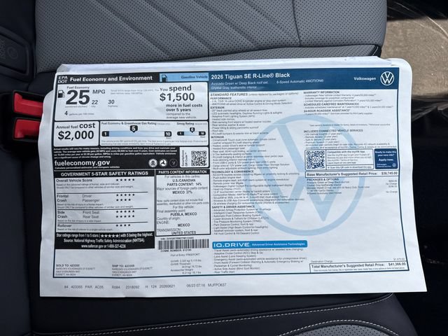 New 2026 Volkswagen Tiguan SE R-Line AWD/4WD image 31
