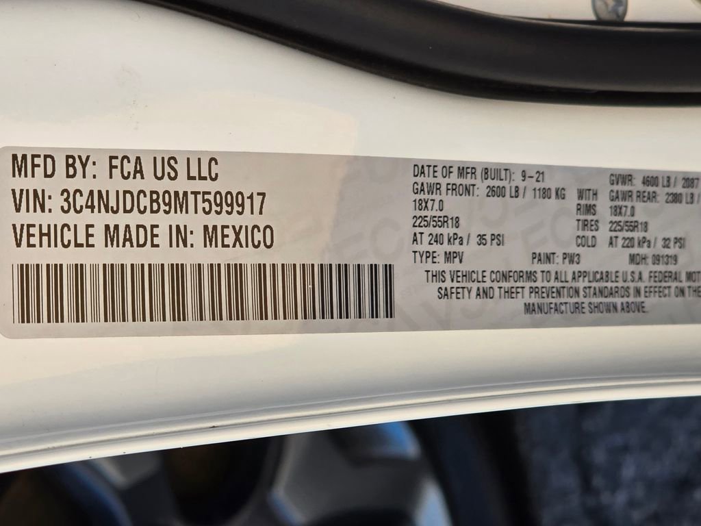 Used 2021 Jeep Compass Limited w/ Sun and Sound Group image 52