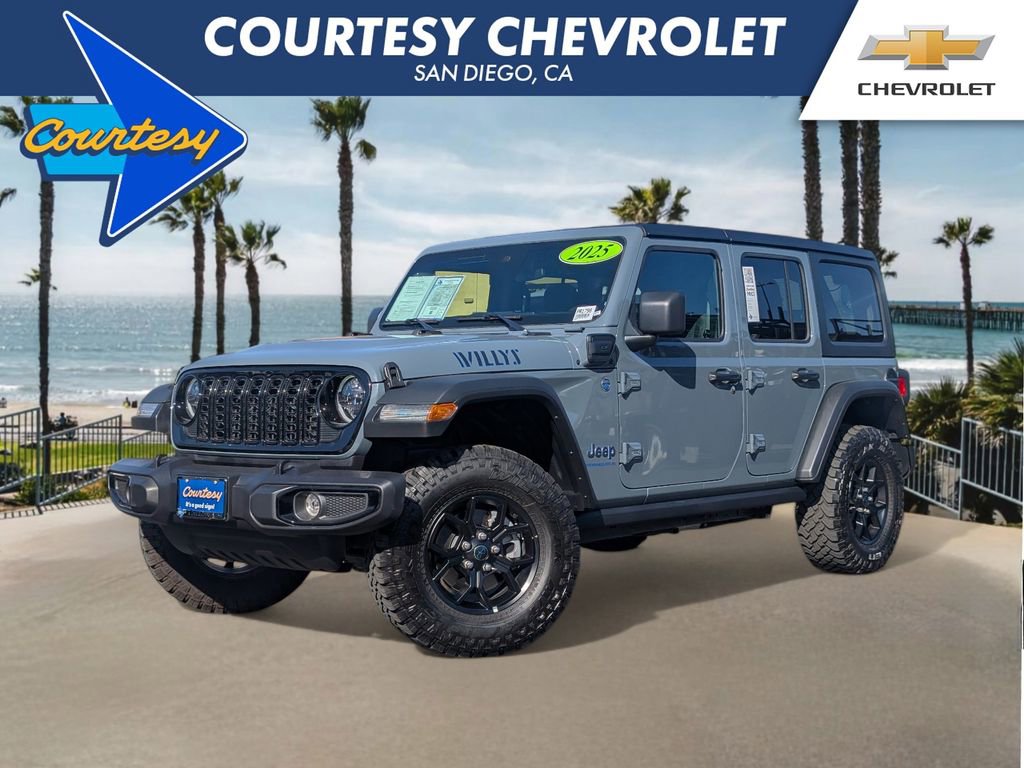 Used 2025 Jeep Wrangler Unlimited Sport S 4xe AWD/4WD image 1