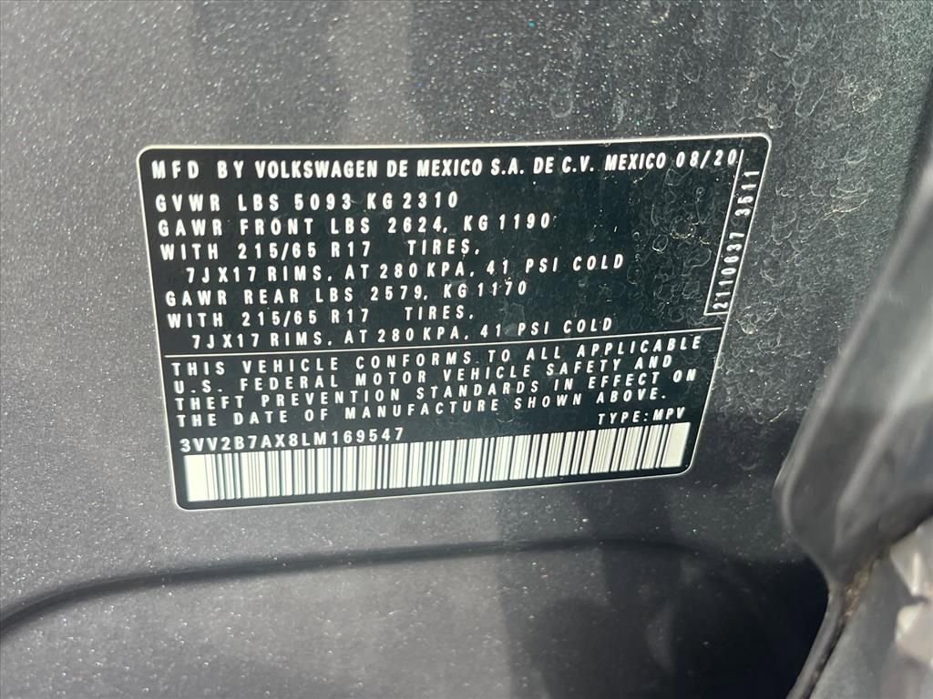 Used 2020 Volkswagen Tiguan SE w/ Panoramic Sunroof Package AWD/4WD image 35