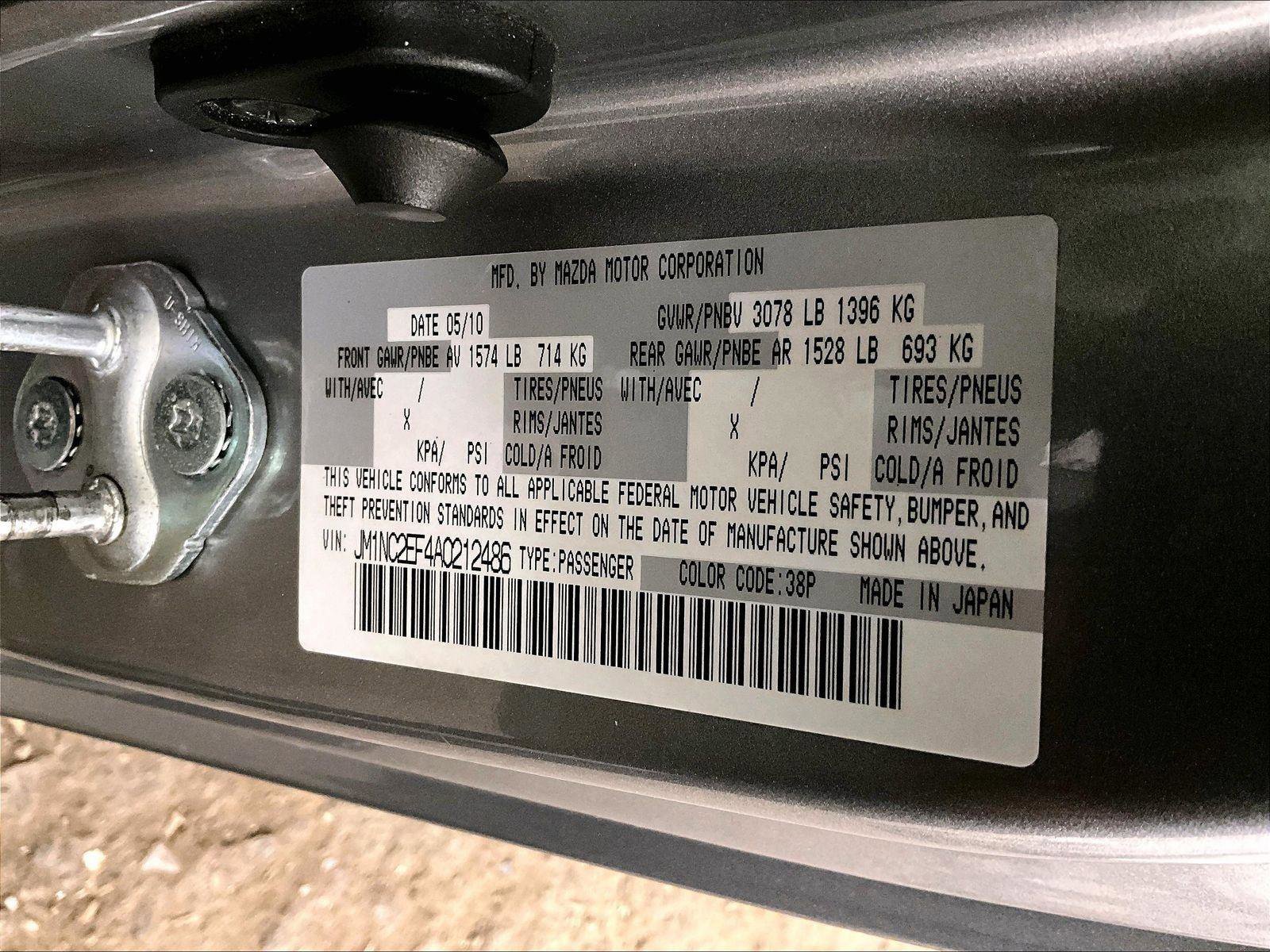 Used 2010 MAZDA MX-5 Miata Touring RWD image 30