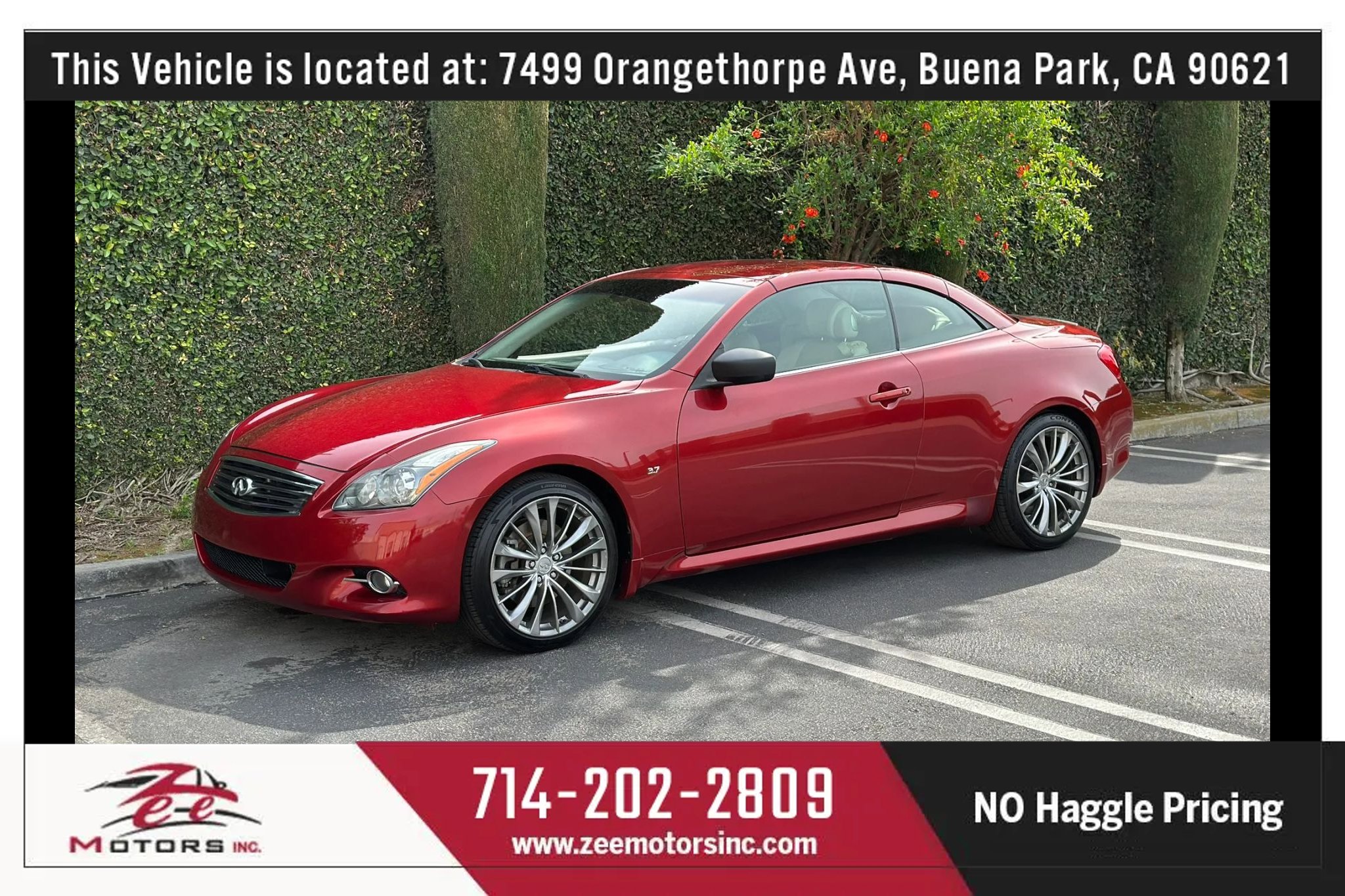 Used 2014 INFINITI Q60 Convertible w/ Premium Package image 15