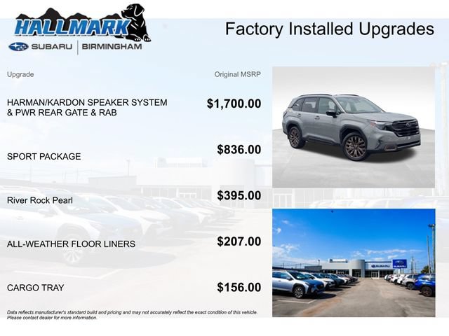 Certified 2026 Subaru Forester Sport w/ Sport Package AWD/4WD image 6