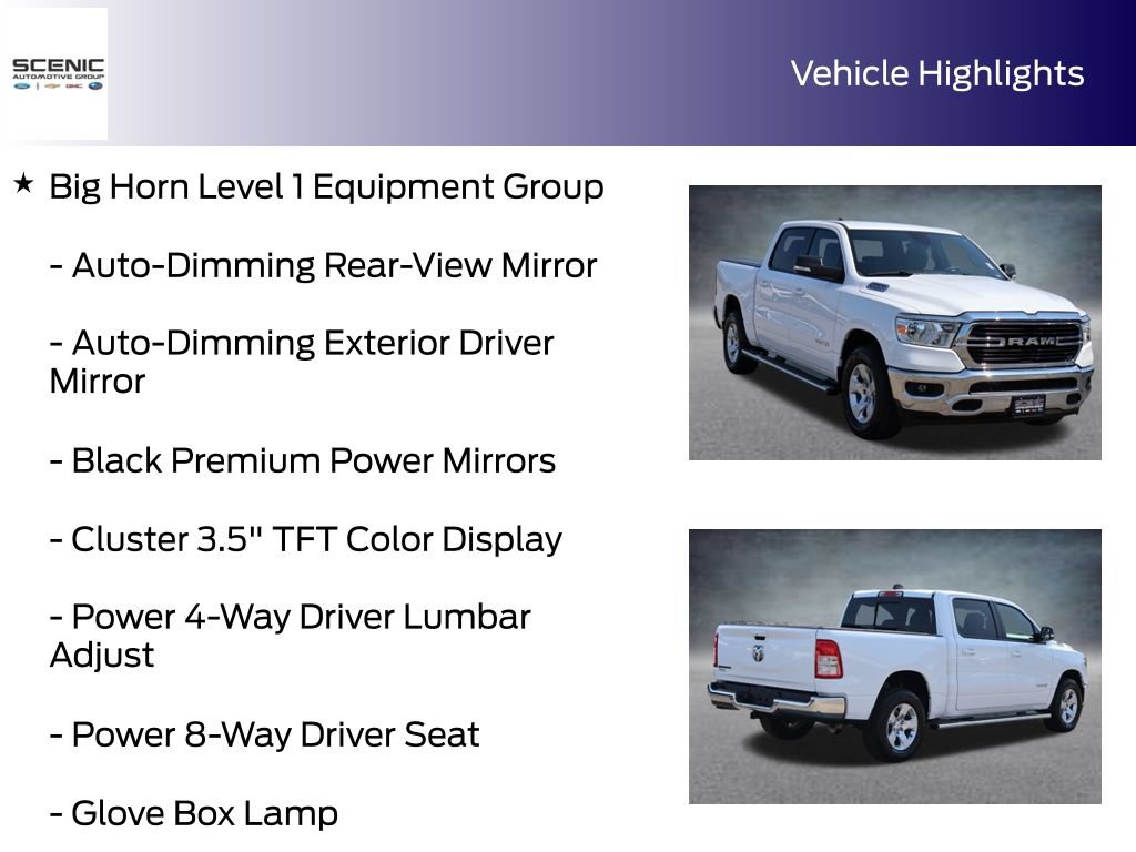 Used 2021 RAM 1500 Big Horn RWD image 10