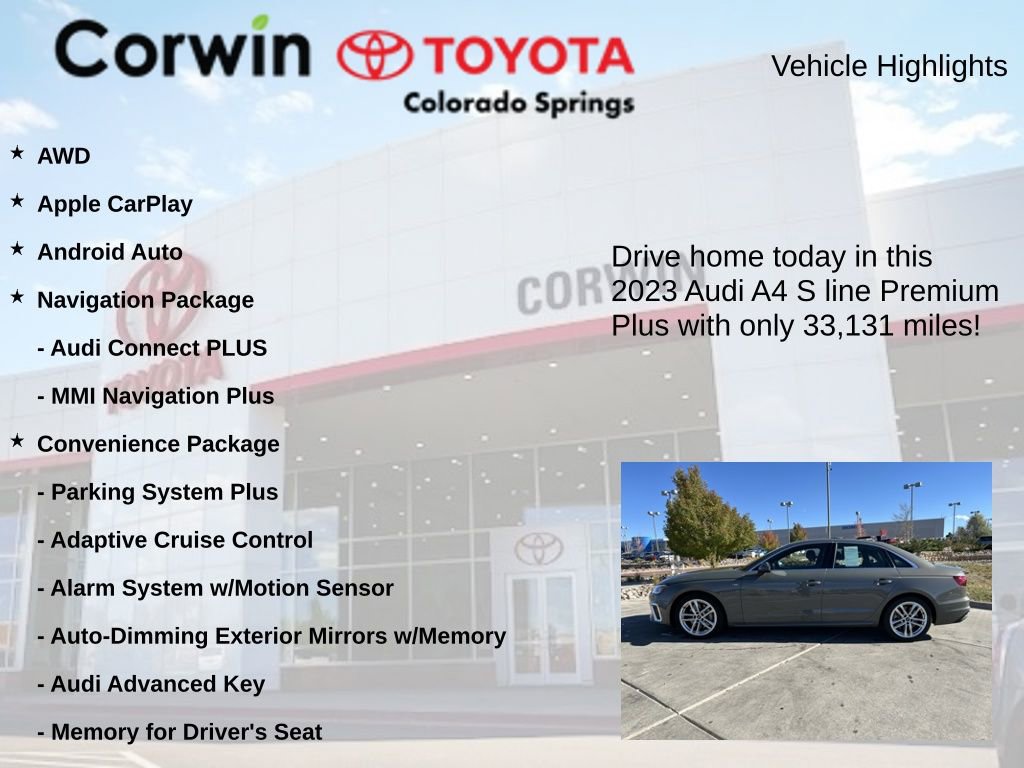 Used 2023 Audi A4 2.0T Premium Plus w/ Premium Plus Package image 7