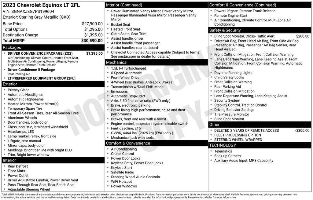 Certified 2023 Chevrolet Equinox LT w/ Driver Convenience Package FWD image 9