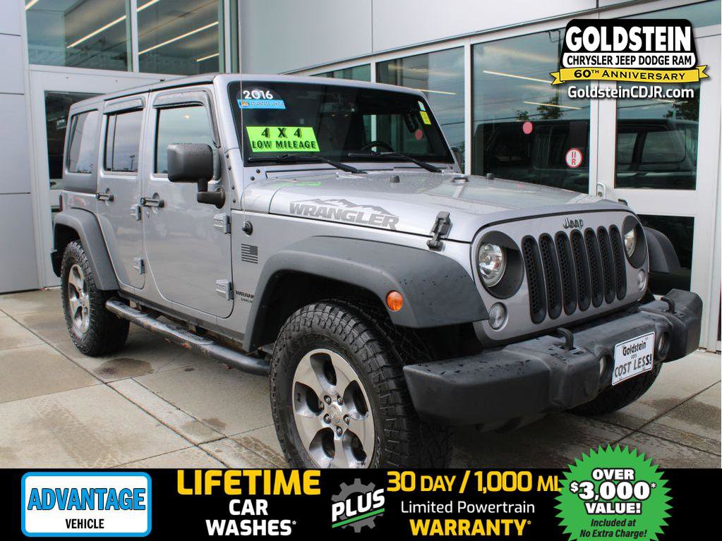 Used 2016 Jeep Wrangler Unlimited Sport w/ Quick Order Package 24S