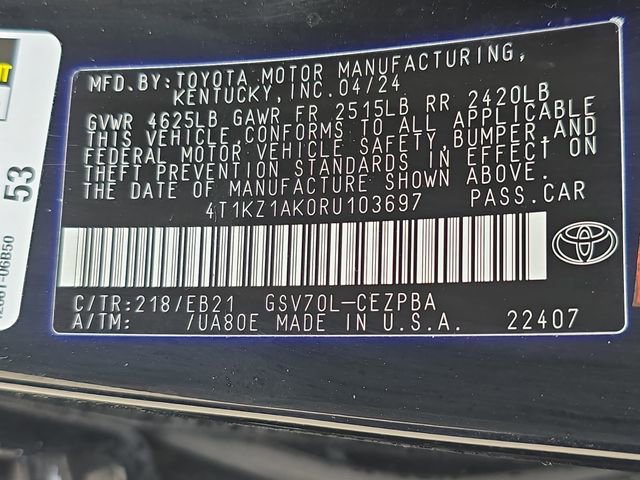 Used 2024 Toyota Camry TRD FWD image 35