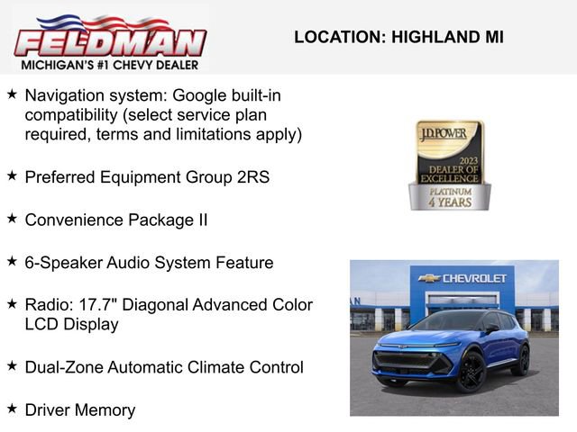 New 2026 Chevrolet Equinox EV RS image 3