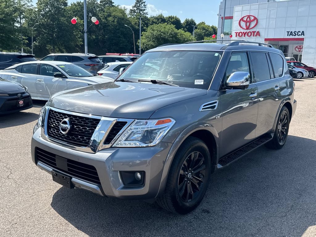 Used 2020 Nissan Armada Platinum w/ Captain's Chairs Package AWD/4WD image 3