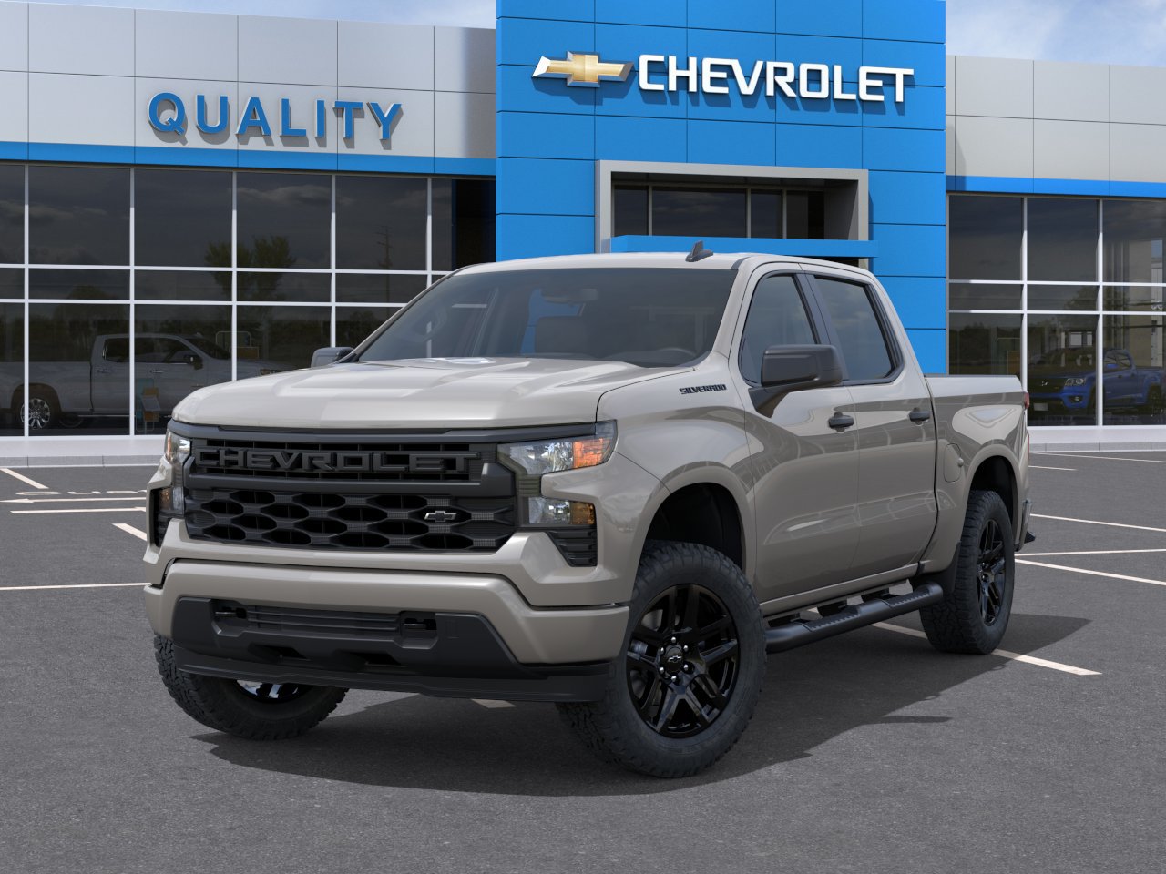 New 2026 Chevrolet Silverado 1500 Custom w/ Turbomax Blackout Package RWD image 23
