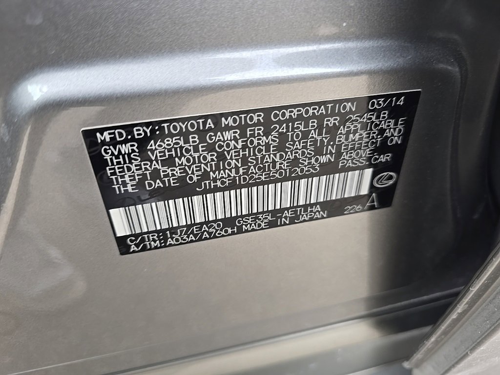 Used 2014 Lexus IS 250 AWD w/ Navigation Package image 10