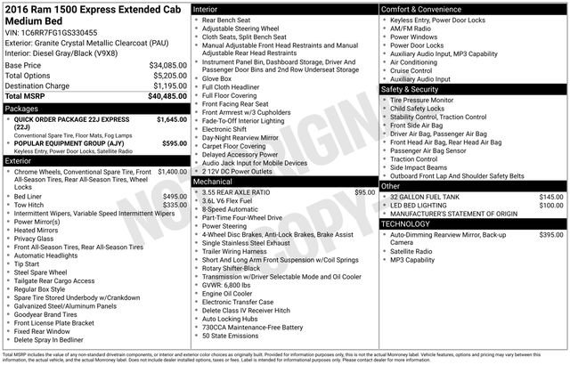 Used 2016 RAM 1500 Express image 32