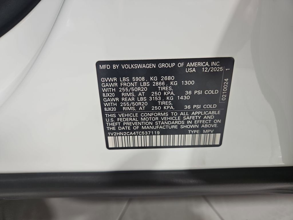 New 2026 Volkswagen Atlas SE image 28