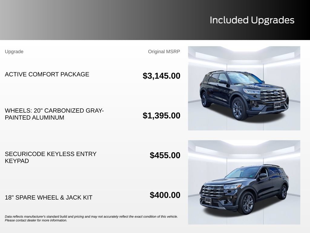 New 2026 Ford Explorer Active w/ Active Comfort Package AWD/4WD image 3