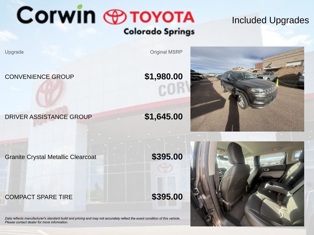 Used 2022 Jeep Compass Latitude w/ Convenience Group image 8