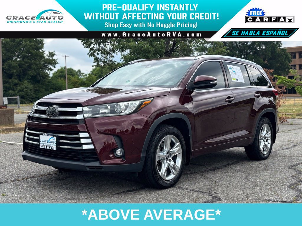 Used 2019 Toyota Highlander Limited w/ Carpet Mat Package (TMS) AWD/4WD image 1