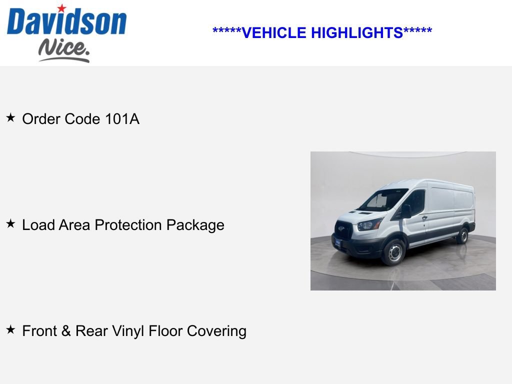 Certified 2024 Ford Transit 250 148 Medium Roof w/ Load Area Protection Package RWD image 4