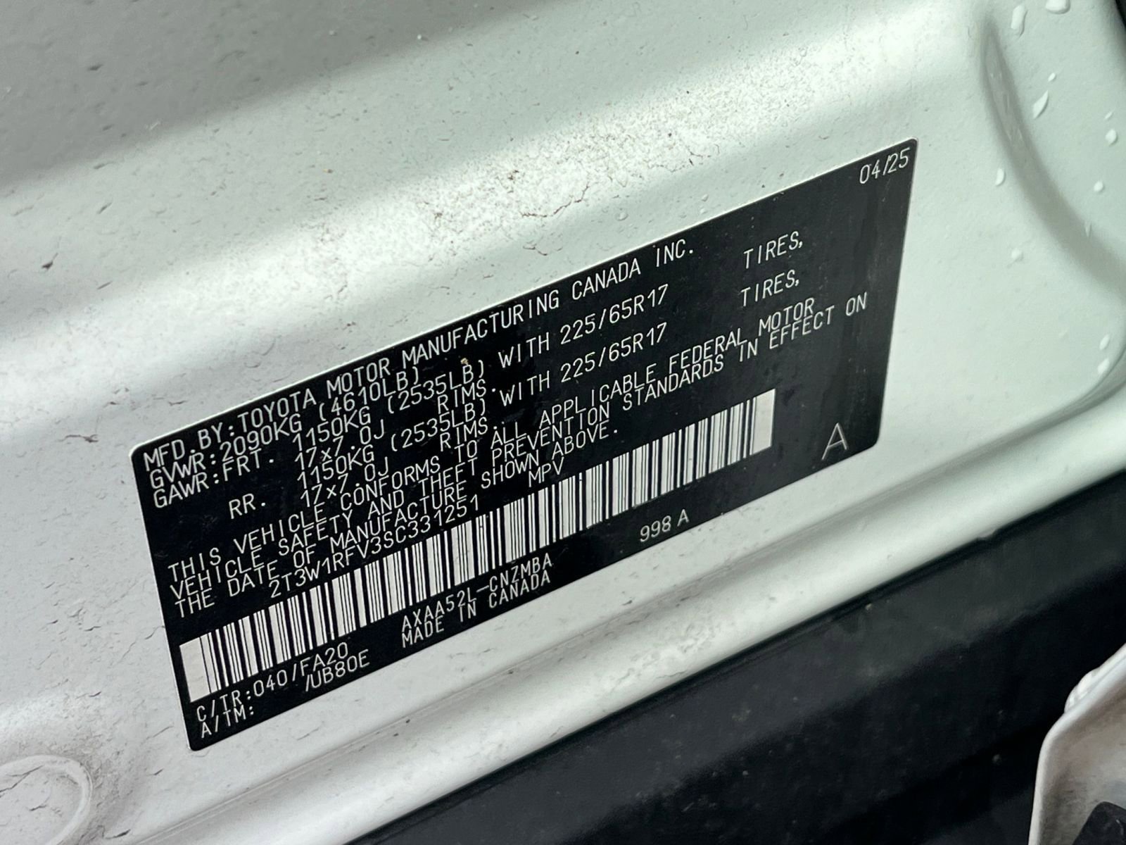 Used 2025 Toyota RAV4 XLE w/ Weather Package image 28