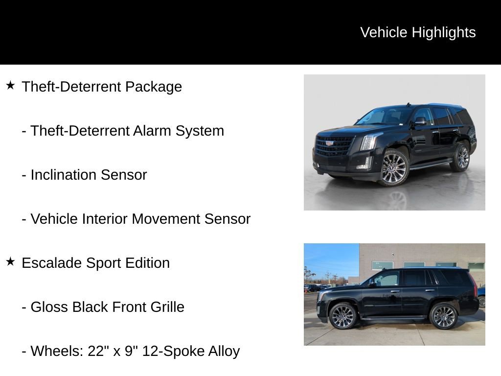 Used 2020 Cadillac Escalade Premium Luxury w/ Escalade Sport Edition image 5