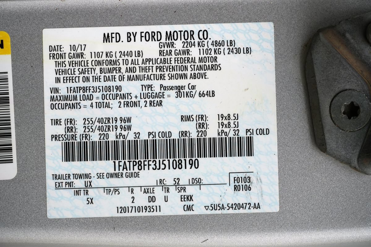 Used 2018 Ford Mustang GT Premium w/ Equipment Group 401A RWD image 41