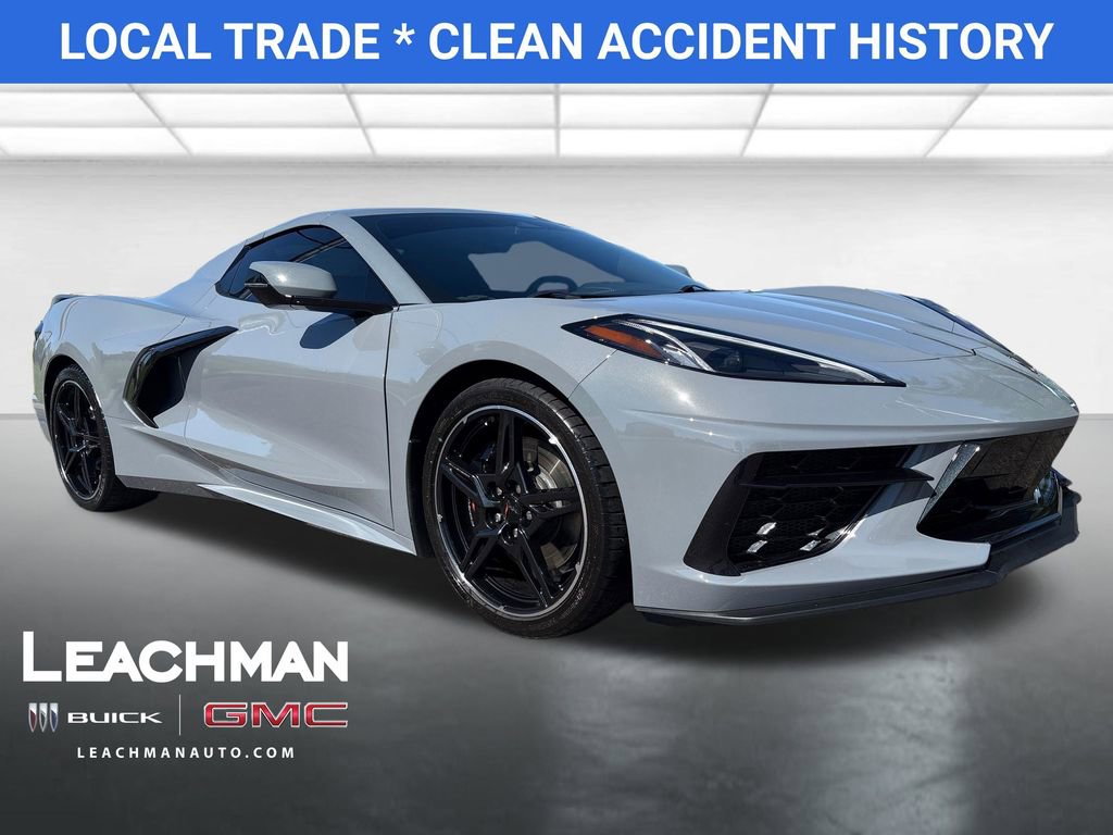 Certified 2024 Chevrolet Corvette Stingray Convertible w/ Z51 Performance Package RWD image 1