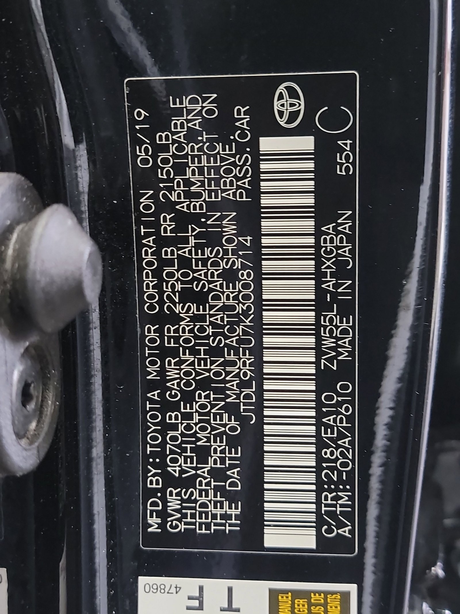 Used 2019 Toyota Prius XLE AWD/4WD image 32