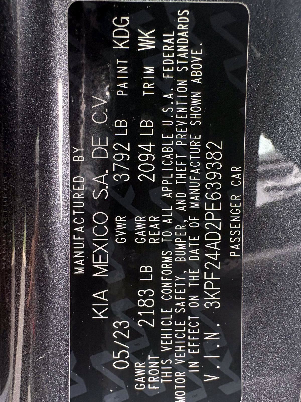 Certified 2023 Kia Forte LXS w/ LXS Technology Package FWD image 21