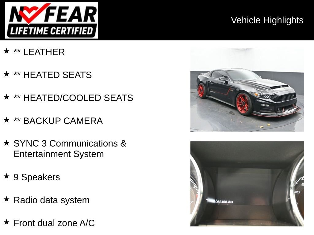 Used 2017 Ford Mustang GT Premium w/ GT Performance Package image 2