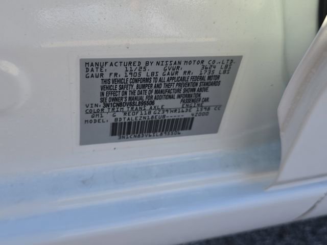 New 2025 Nissan Versa S w/ Trunk Package image 35