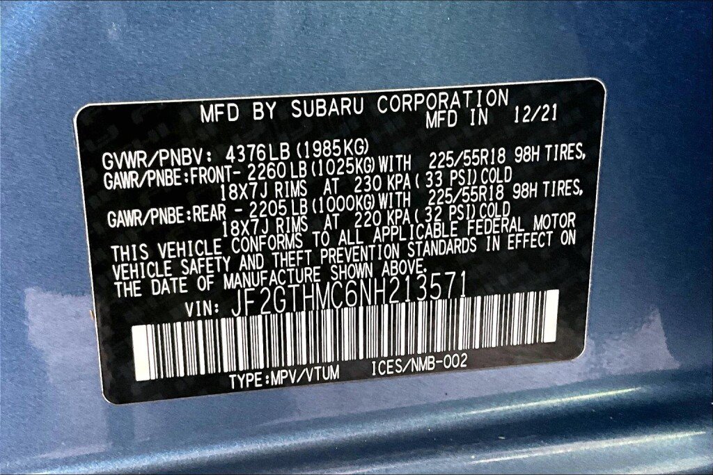 Certified 2022 Subaru Crosstrek 2.5i Limited w/ Moonroof Package 1 AWD/4WD image 20