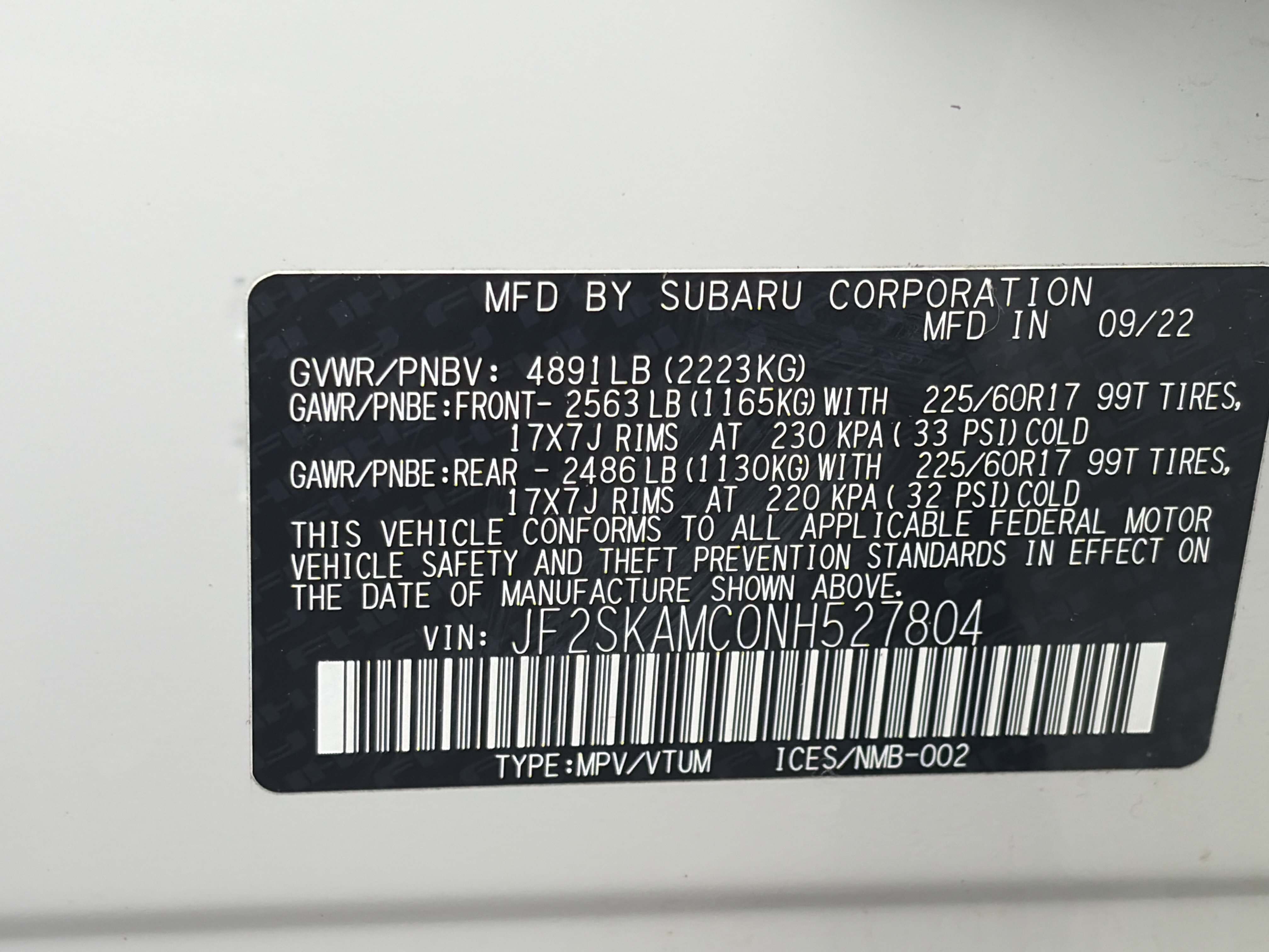 Certified 2022 Subaru Forester Wilderness AWD/4WD image 34