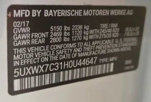 Used 2017 BMW X3 xDrive35i image 55