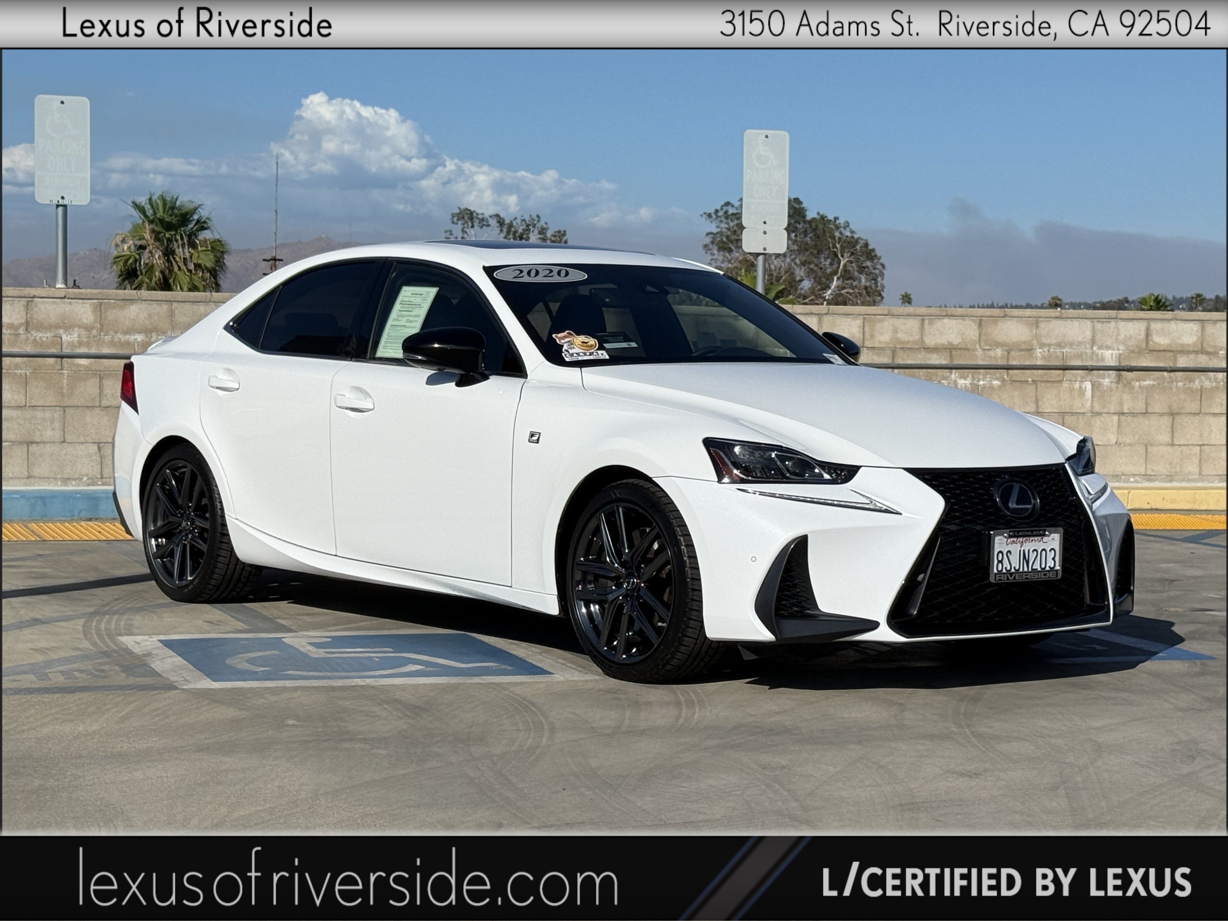 Certified 2020 Lexus IS 300 F Sport w/ Blackline Edition
